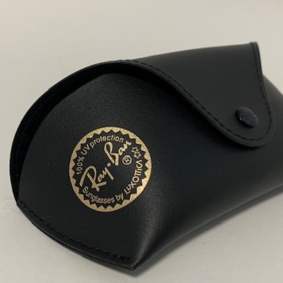 Black Ray Ban Luxottica Glass Case - Picture 2 of 4